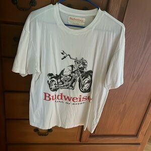 Men’s Pacsun Budweiser Motorcycle Short Sleeve Shirt